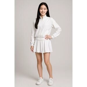 NWT Ideology Girl's Skort White Tennis Pickleball L